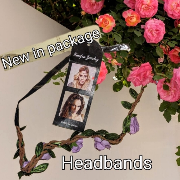 Stretchy Boho Floral Hairbands (choice of one) - Picture 14 of 16